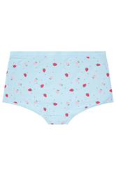YOURSET 5 PACK Plus Size Blue Berry Print Shorts | Yours Clothing 8
