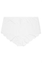 YOURSET 3 PACK Curve Plus Size Blue & White Lace Back High Waisted Knickers | Yours Clothing 9