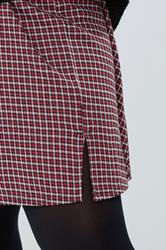 YOURS Plus Size Red Check Mini Skirt | Yours Clothing 4