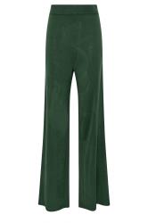 LTS Tall Green Knitted Wide Leg Trousers