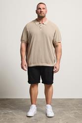 JACK & JONES Big & Tall Black Shorts | BadRhino 1