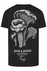 JACK & JONES Big & Tall Black Graphic T-Shirt | BadRhino 6