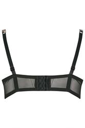 YOURS Plus Size Black Leopard Print Lace Padded Bra | Yours Clothing 6