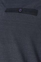 D555 Big & Tall Grey Jacquard Polo Shirt | BadRhino 1