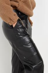 PixieGirl Petite Women's Black Faux Leather Utility Style Trousers | PixieGirl 6