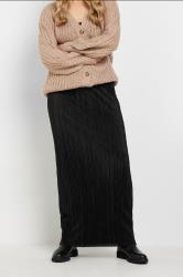 LTS Tall Black Plisse Maxi Skirt | Long Tall Sally 1