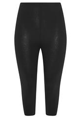 YOURSET 2 PACK Plus Size Black Floral Cropped Leggings | Yours Clothing 10