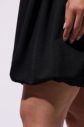 LIMITED COLLECTION Plus Size Black Puffball Mini Skirt | Yours Clothing 4