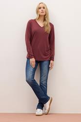 LTS PREMIUM Tall 2 PACK Burgundy Red & Green V-Neck Modal Tops | Long Tall Sally 2