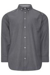 BadRhino Big & Tall Grey Long Sleeve Slub Shirt