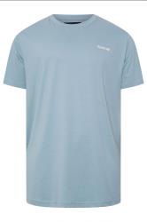 FIRETRAP Big & Tall 3 PACK Khaki Green & Blue T-Shirts | BadRhino 4
