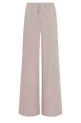 LTS Tall Natural Brown Linen Cropped Trousers
