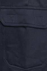 D555 Big & Tall Navy Blue Cotton Jogger Shorts | BadRhino 6