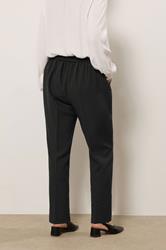 EVANS Plus Size Black Tapered Trousers | Evans 4