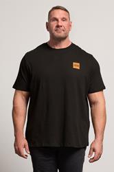 JACK & JONES Big & Tall Black Logo T-Shirt | BadRhino 3