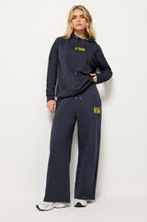 PixieGirl Petite Women's Navy Blue Back Slogan Hoodie | PixieGirl 1
