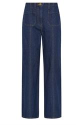 LTS Tall Blue Seam Front Pocket Wide Leg Jeans | Long Tall Sally  6
