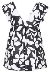 YOURS Plus Size Black Floral Print Swim Dress | Yours Clothing 7