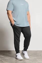 JACK & JONES Big & Tall Black Joggers | BadRhino 3