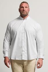 BadRhino Big & Tall White Poplin Shirt | BadRhino 3