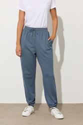 LTS Tall Denim Blue Cuffed Joggers | Long Tall Sally 2
