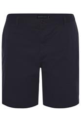BadRhino Big & Tall 2 PACK Stone Brown & Navy Blue Stretch Chino Shorts | BadRhino 10