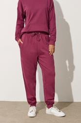 LTS Tall Women's Dark Pink Cuffed Jogger | Long Tall Sally 1