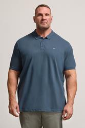 BadRhino Big & Tall Dark Blue Core Polo Shirt | BadRhino 3
