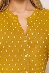 M&Co Yellow Dobby Sleeveless Tiered Cotton Midi Dress | M&Co 5
