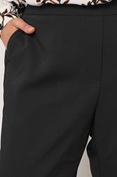 EVANS Plus Size Black Formal Wide Leg Trousers| Evans 4