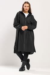 YOURS Plus Size Black Waterproof Longline Parka Jacket | Yours Clothing 3