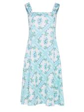 YOURS LONDON Curve Light Blue Floral Skater Dress
