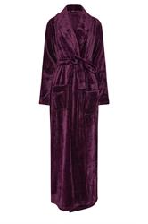LTS Tall Burgundy Red Super Luxe Maxi Dressing Gown