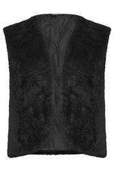 YOURS Plus Size Black Fleece Gilet | Yours Clothing 5