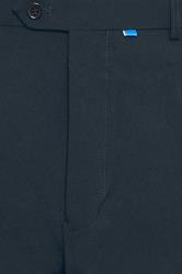 D555 Big & Tall Navy Blue Side Adjustable Waist Trousers | BadRhino 2