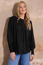 LTS Tall Black Long Sleeve Blouse | Long Tall Sally 3
