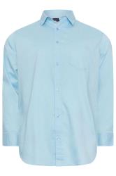 BadRhino Big & Tall Light Blue Stretch Long Sleeve Shirt