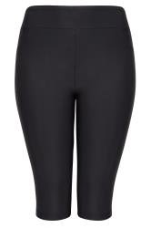 Plus Size Black Long Swim Shorts | Yours Clothing 6