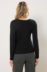 LTS Tall Women's Black Seam Front Top | Long Tall Sally 2