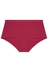 YOURSET 5 PACK Plus Size Burgundy Red Floral Full Briefs | Yours Clothing 7