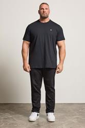 STUDIO A Big & Tall Black Snake & Skull Graphic T-Shirt | BadRhino 1