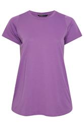 YOURS Curve Purple Core T-Shirt