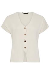 LIMITED COLLECTION Curve Natural Brown Compact Knitted Top