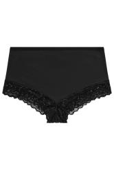 YOURSET 3 PACK Plus Size Black Lace Trim Briefs | Yours Clothing  7