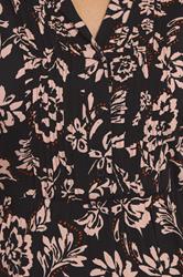 EVANS Plus Size Black Floral Pintuck Modal Dress | Evans 4