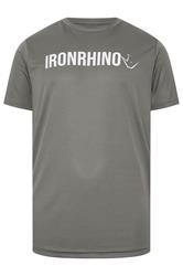 IronRhino Big & Tall Grey Branded Performance T-Shirt
