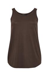 YOURS Plus Size 3 PACK Chocolate Brown Core T-Shirt Essentials Set | Yours Clothing 11