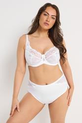YOURSET 2 PACK Plus Size Mint Green & White Swirl Lace Bras | Yours Clothing 5