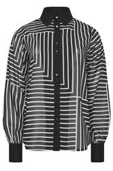 STAR Black Abstract Stripe Shirt | StarByJM 6