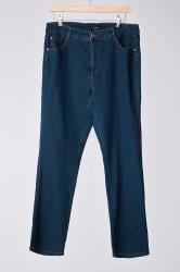 EVANS Curve Fit Indigo Straight Leg Jeans